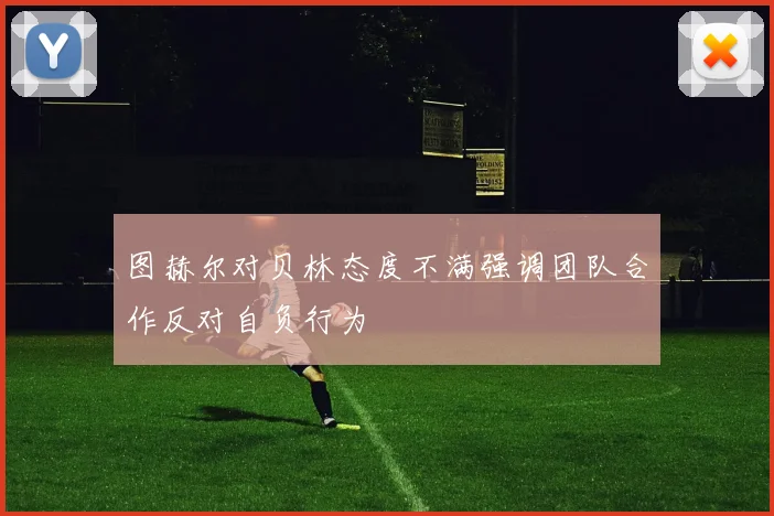 图赫尔对贝林态度不满强调团队合作反对自负行为