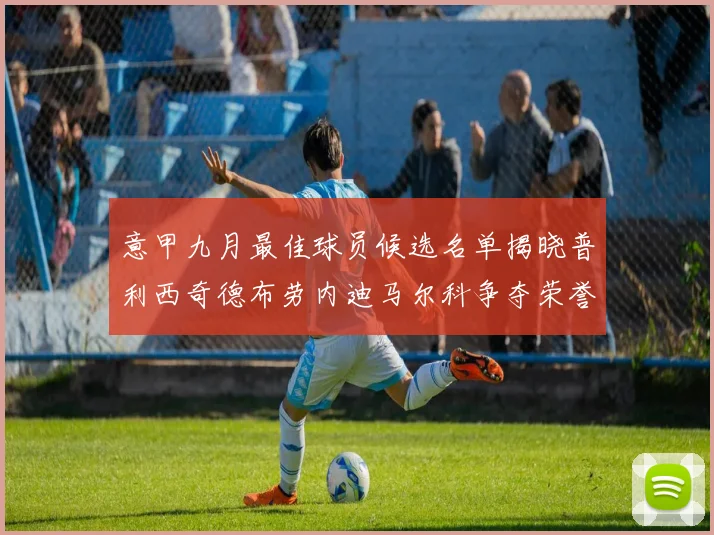 意甲九月最佳球员候选名单揭晓普利西奇德布劳内迪马尔科争夺荣誉